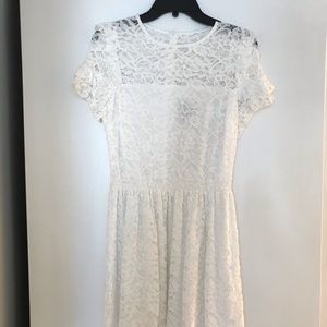 Brand new white lace Aqua dress